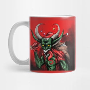 evil santa claus krampus Mug